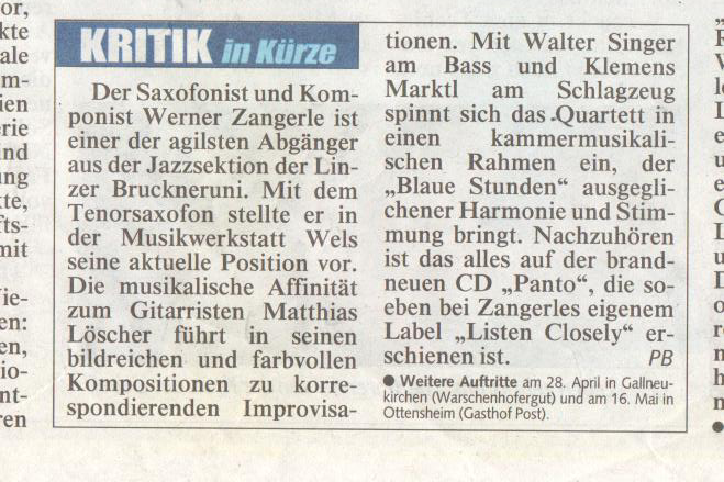 Panto in der Krone